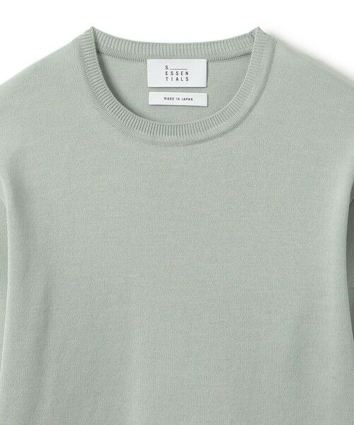 SANYO ESSENTIALS / サンヨーエッセンシャルズ ニット・セーター | レンシルコットンプルオーバー | 詳細3