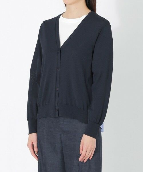 SANYO ESSENTIALS / サンヨーエッセンシャルズ ニット・セーター | 【HIBIYA KADAN】コンビカーディガン | 詳細4