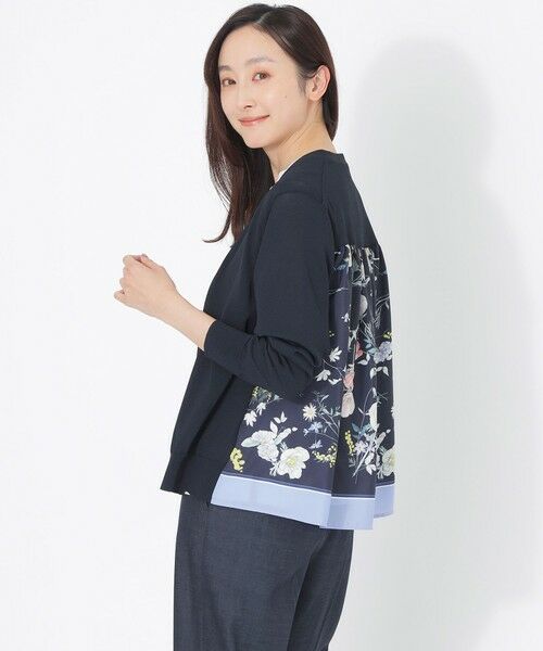 SANYO ESSENTIALS/サンヨーエッセンシャルズ 【HIBIYA KADAN】コンビカーディガン ネイビー3 38 SANYO ESSENTIALS/サンヨーエッセンシャルズ 【HIBIYA KADAN】コンビカーディガン ネイビー3 38