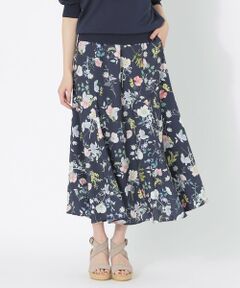 SANYO ESSENTIALS / サンヨーエッセンシャルズ ロング・マキシ丈スカート | 【HIBIYA KADAN】プリントスカート