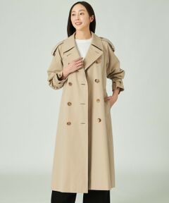 SANYO ESSENTIALS / サンヨーエッセンシャルズ その他アウター | ＜100年コート＞オーバーサイズドトレンチモデル