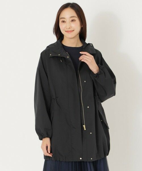 SANYO ESSENTIALS/サンヨーエッセンシャルズ <アンブレラコート>ダントツ撥水/UV対応 ミリタリーコート ブラック1 38 SANYO ESSENTIALS/サンヨーエッセンシャルズ <アンブレラコート>ダントツ撥水/UV対応 ミリタリーコート ブラック1 38