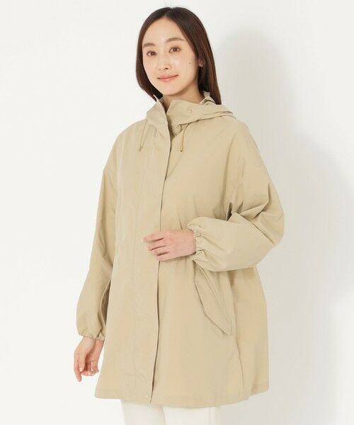 SANYO ESSENTIALS/サンヨーエッセンシャルズ <アンブレラコート>ダントツ撥水/UV対応 ミリタリーコート ベージュ6 38 SANYO ESSENTIALS/サンヨーエッセンシャルズ <アンブレラコート>ダントツ撥水/UV対応 ミリタリーコート ベージュ6 38