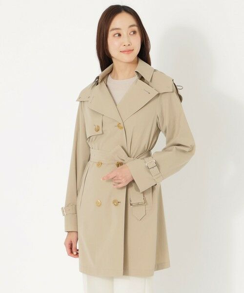 SANYO ESSENTIALS/サンヨーエッセンシャルズ <アンブレラコート>ダントツ撥水/UV対応 トレンチコート ベージュ6 38 SANYO ESSENTIALS/サンヨーエッセンシャルズ <アンブレラコート>ダントツ撥水/UV対応 トレンチコート ベージュ6 38