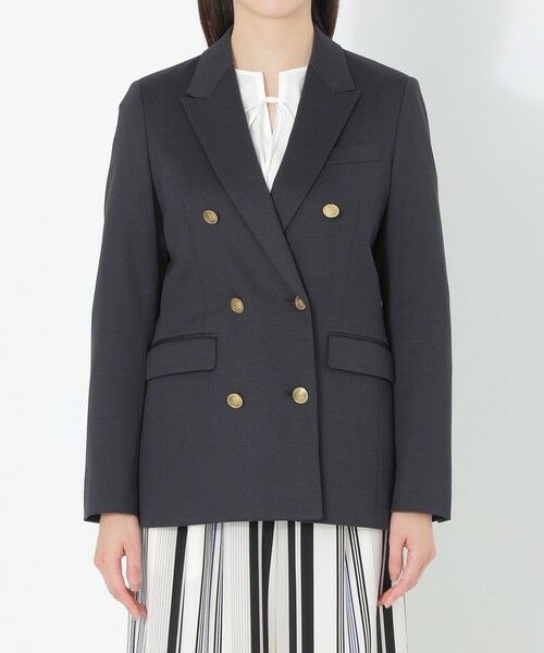 SANYO ESSENTIALS / サンヨーエッセンシャルズ ノーカラージャケット | 【DRESOPHY】ミラノリブジャケット | 詳細2