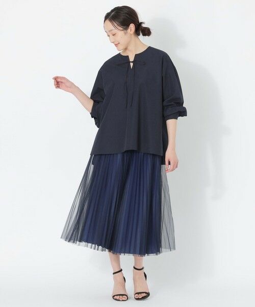 SANYO ESSENTIALS / サンヨーエッセンシャルズ シャツ・ブラウス | リボンブラウス | 詳細3