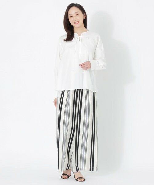 SANYO ESSENTIALS / サンヨーエッセンシャルズ シャツ・ブラウス | リボンブラウス | 詳細1