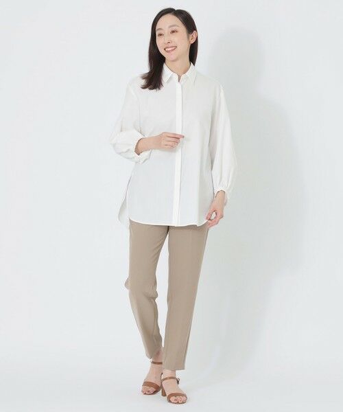 SANYO ESSENTIALS / サンヨーエッセンシャルズ シャツ・ブラウス | ボリュームスリーブブラウス | 詳細1