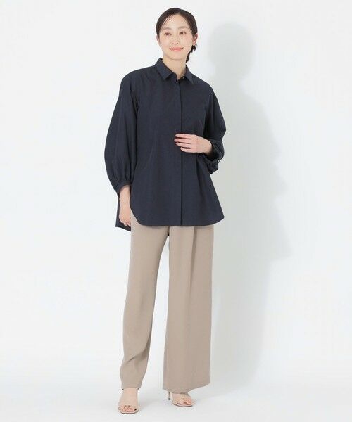 SANYO ESSENTIALS / サンヨーエッセンシャルズ その他パンツ | ポリエステルツイルワイドパンツ | 詳細3