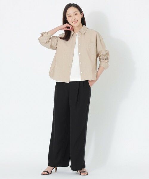 SANYO ESSENTIALS / サンヨーエッセンシャルズ その他パンツ | ポリエステルツイルワイドパンツ | 詳細1