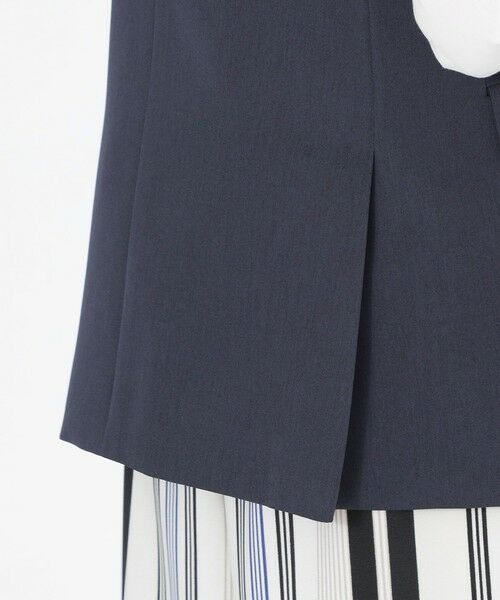 SANYO ESSENTIALS / サンヨーエッセンシャルズ ノーカラージャケット | ギャバジンテーラードジレ | 詳細7