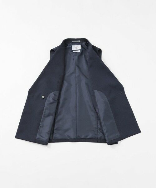 SANYO ESSENTIALS / サンヨーエッセンシャルズ ノーカラージャケット | ギャバジンテーラードジレ | 詳細9