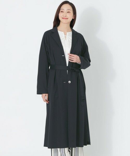 SANYO ESSENTIALS/サンヨーエッセンシャルズ 【DRESOPHY】ミラノリブドレスコート ネイビー3 38 SANYO ESSENTIALS/サンヨーエッセンシャルズ 【DRESOPHY】ミラノリブドレスコート ネイビー3 38