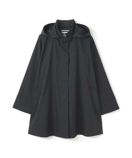 SANYO ESSENTIALS/サンヨーエッセンシャルズ ツイルフーデッドショートコート ブラック1 36 SANYO ESSENTIALS/サンヨーエッセンシャルズ ツイルフーデッドショートコート ブラック1 36