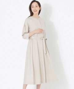 SANYO ESSENTIALS / サンヨーエッセンシャルズ ロング・マキシ丈ワンピース | 【DRESOPHY】シルキースムースワンピース