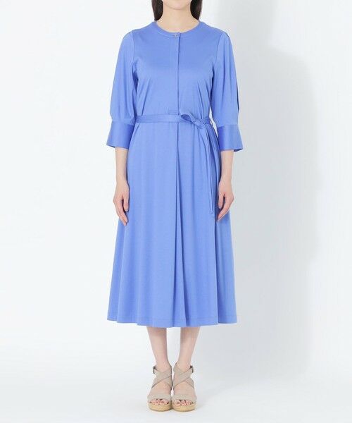 SANYO ESSENTIALS / サンヨーエッセンシャルズ ロング・マキシ丈ワンピース | 【DRESOPHY】シルキースムースワンピース | 詳細4