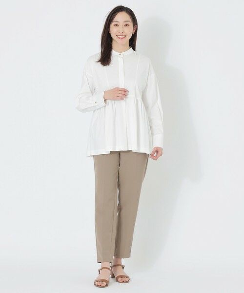 SANYO ESSENTIALS / サンヨーエッセンシャルズ シャツ・ブラウス | 【DRESOPHY】シルキースムースブラウス | 詳細1