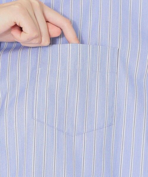 SANYO ESSENTIALS / サンヨーエッセンシャルズ シャツ・ブラウス | ショートシャツ（ストライプ） | 詳細5