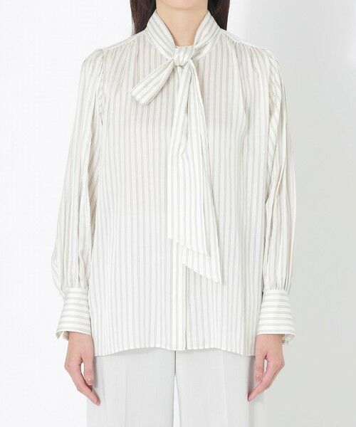 SANYO ESSENTIALS / サンヨーエッセンシャルズ シャツ・ブラウス | ボウブラウス | 詳細3