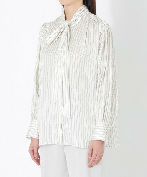 SANYO ESSENTIALS / サンヨーエッセンシャルズ シャツ・ブラウス | ボウブラウス | 詳細4