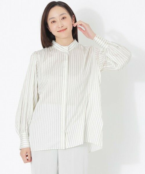 SANYO ESSENTIALS / サンヨーエッセンシャルズ シャツ・ブラウス | ボウブラウス | 詳細6