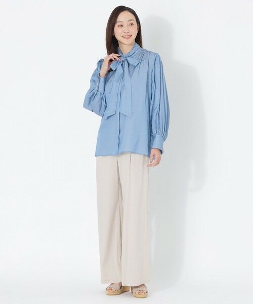 SANYO ESSENTIALS / サンヨーエッセンシャルズ シャツ・ブラウス | ボウブラウス | 詳細2