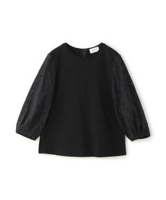 SANYO ESSENTIALS / サンヨーエッセンシャルズ カットソー | レースコンビカットソー