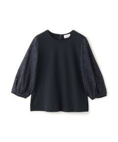 SANYO ESSENTIALS / サンヨーエッセンシャルズ カットソー | レースコンビカットソー