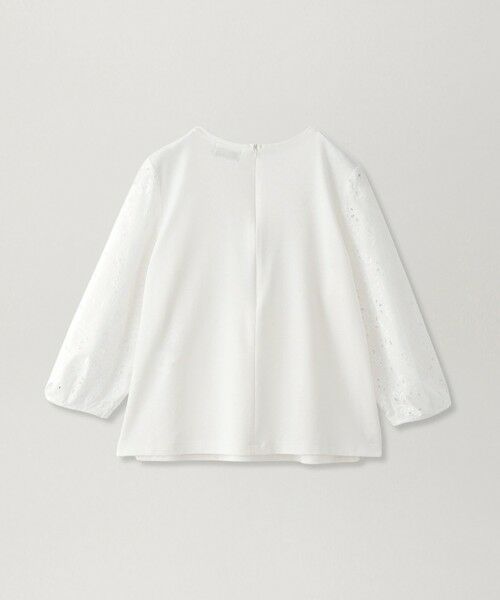 SANYO ESSENTIALS / サンヨーエッセンシャルズ カットソー | レースコンビカットソー | 詳細1