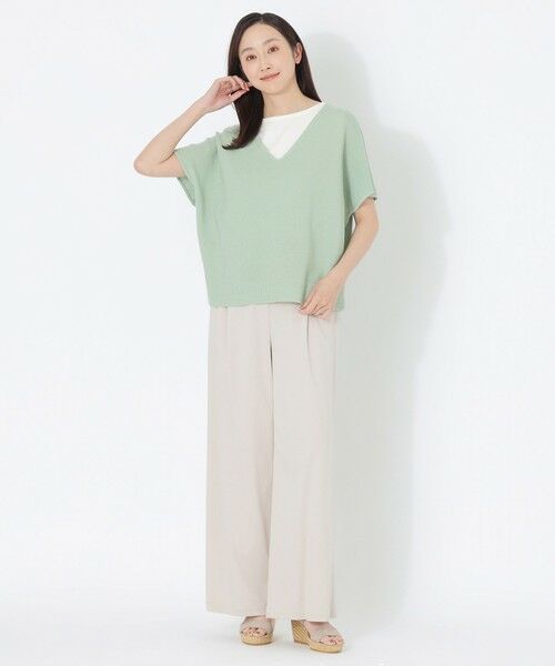 SANYO ESSENTIALS / サンヨーエッセンシャルズ その他パンツ | 【DRESOPHY】シルキースムースパンツ | 詳細4