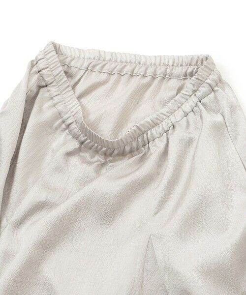 SANYO ESSENTIALS / サンヨーエッセンシャルズ ロング・マキシ丈スカート | サテンフレアスカート | 詳細5