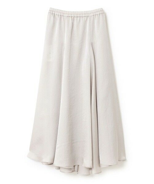 SANYO ESSENTIALS / サンヨーエッセンシャルズ ロング・マキシ丈スカート | サテンフレアスカート | 詳細1