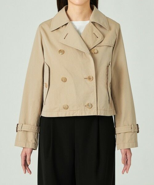 SANYO ESSENTIALS / サンヨーエッセンシャルズ その他アウター | ＜100年コート＞ウォッシュドショートトレンチモデル | 詳細4