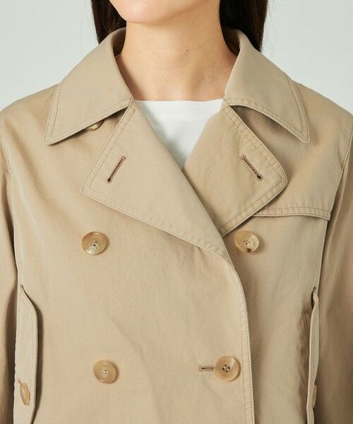 SANYO ESSENTIALS / サンヨーエッセンシャルズ その他アウター | ＜100年コート＞ウォッシュドショートトレンチモデル | 詳細7