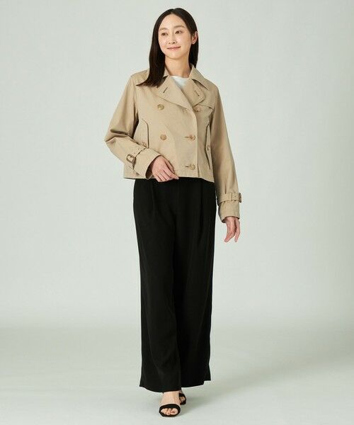 SANYO ESSENTIALS / サンヨーエッセンシャルズ その他アウター | ＜100年コート＞ウォッシュドショートトレンチモデル | 詳細3