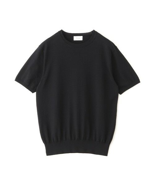 SANYO ESSENTIALS/サンヨーエッセンシャルズ コットンニットプルオーバー ブラック1 50 SANYO ESSENTIALS/サンヨーエッセンシャルズ コットンニットプルオーバー ブラック1 50