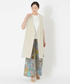 S. ESSENTIALS ノーカラージャケット アイボリー S. ESSENTIALS ノーカラージャケット アイボリー