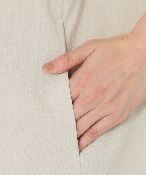 SANYO ESSENTIALS / サンヨーエッセンシャルズ ノーカラージャケット | ベルテッドロングジレ | 詳細8