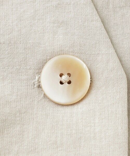 SANYO ESSENTIALS / サンヨーエッセンシャルズ ノーカラージャケット | ベルテッドロングジレ | 詳細10