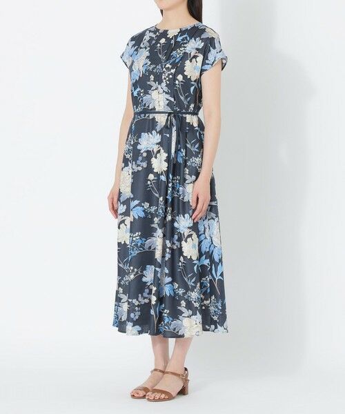 SANYO ESSENTIALS / サンヨーエッセンシャルズ ロング・マキシ丈ワンピース | 【HAIBARA】プリントワンピース | 詳細6