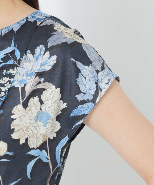 SANYO ESSENTIALS / サンヨーエッセンシャルズ ロング・マキシ丈ワンピース | 【HAIBARA】プリントワンピース | 詳細8