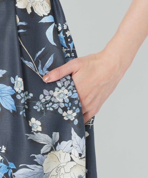 SANYO ESSENTIALS / サンヨーエッセンシャルズ ロング・マキシ丈ワンピース | 【HAIBARA】プリントワンピース | 詳細9