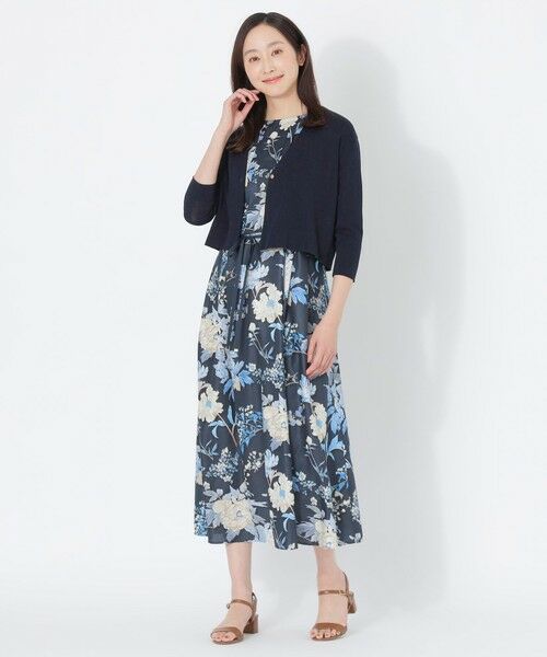 SANYO ESSENTIALS / サンヨーエッセンシャルズ ロング・マキシ丈ワンピース | 【HAIBARA】プリントワンピース | 詳細2