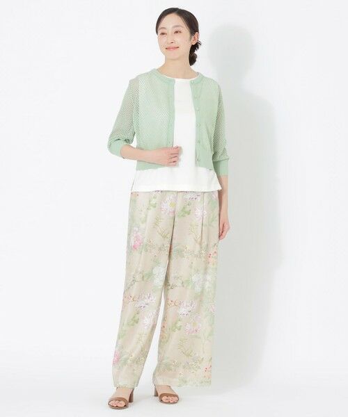 SANYO ESSENTIALS / サンヨーエッセンシャルズ ニット・セーター | メッシュカーディガン | 詳細4