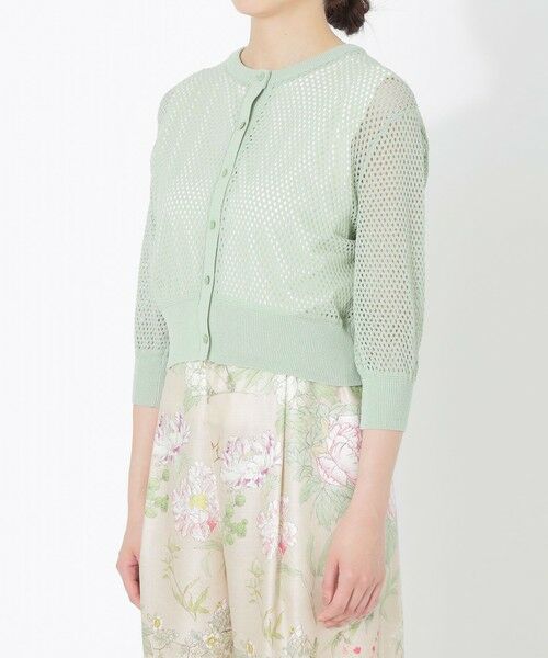 SANYO ESSENTIALS / サンヨーエッセンシャルズ ニット・セーター | メッシュカーディガン | 詳細6