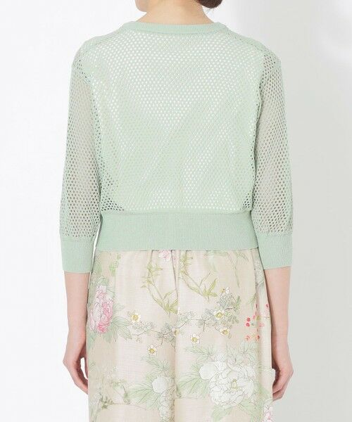 SANYO ESSENTIALS / サンヨーエッセンシャルズ ニット・セーター | メッシュカーディガン | 詳細7