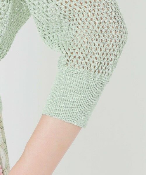 SANYO ESSENTIALS / サンヨーエッセンシャルズ ニット・セーター | メッシュカーディガン | 詳細8