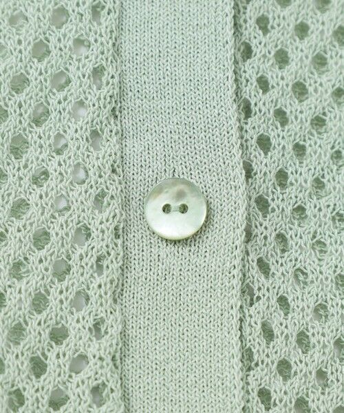 SANYO ESSENTIALS / サンヨーエッセンシャルズ ニット・セーター | メッシュカーディガン | 詳細9