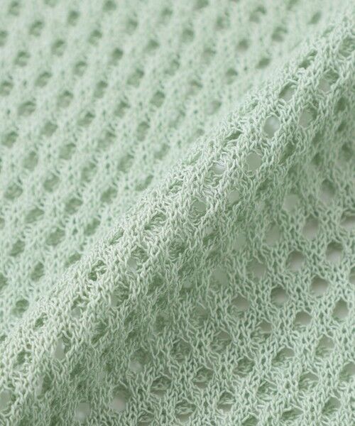 SANYO ESSENTIALS / サンヨーエッセンシャルズ ニット・セーター | メッシュカーディガン | 詳細10