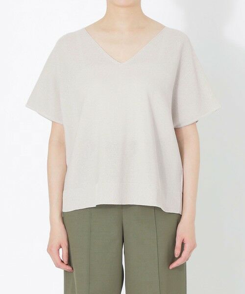 SANYO ESSENTIALS / サンヨーエッセンシャルズ ニット・セーター | Vネックニットプルオーバー | 詳細4